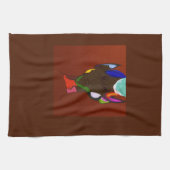 Elf Map Art Kitchen Towel Theedoek (Horizontaal)