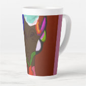 Elf Map Art Latte Mok (Rechterhoek)