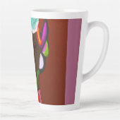 Elf Map Art Latte Mok (Rechts)