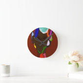 Elf Map Art Ronde Klok (Huis)