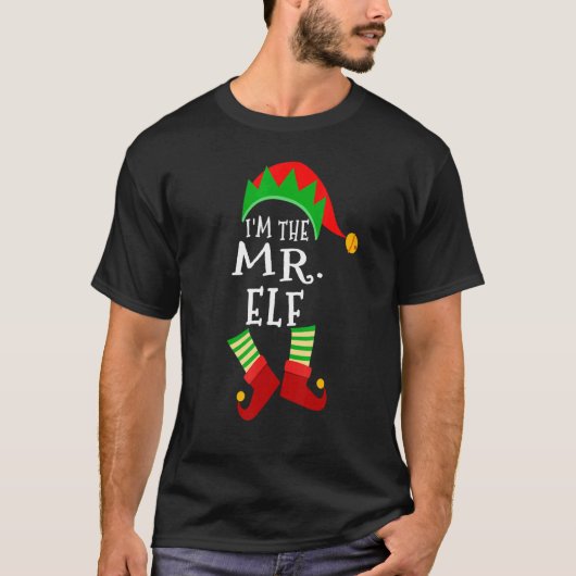 Elf Matching Family Group Kerstmis Elf Party C T-shirt (Voorkant)