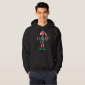 Elf Matching Family Group - kerstwedstrijd door Pa Hoodie (Voorkant volledig)