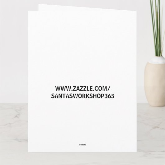 ELF MEISJE VERJAARDAGSKAART KAART (Achterkant)