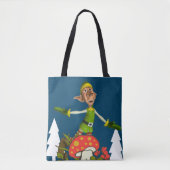 Elf Merry Kerstmis Canvas tassen (Voorkant)