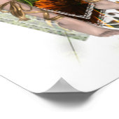 Elf met Design van paddenstoel D1 Poster Afdrukken (Hoek)
