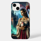 Elf met drakenei Case-Mate iPhone case (Achterkant)