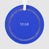 Elf met Dreidel Chrismukkah Ornament (achterkant)