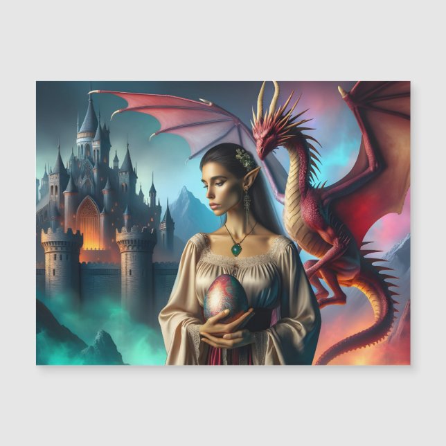 Elf met een drakenei (Voorkant)