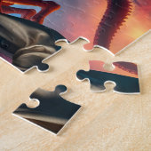 Elf met een drakenei legpuzzel (Zijkant)