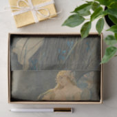 Elf met Iris Blossoms van Alphonse Mucha Tissuepapier (Geschenk)