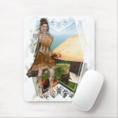 Elf met paddenstoel D1-Design Muismat (Met muis)