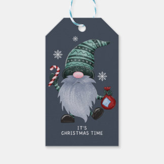 Elf met Pet cadeau Label Cadeaulabel