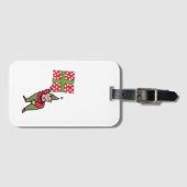Elf Met Stippen Cadeau bagagelabel (Voorkant (horizontaal))