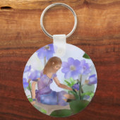Elf mit Leberblümchen Sleutelhanger (Voorkant)