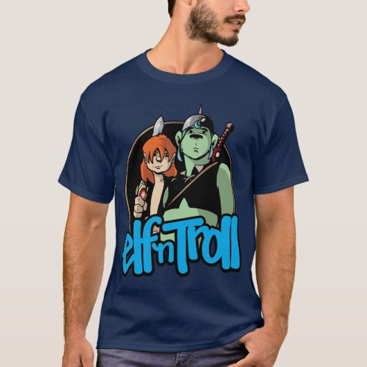 Elf "n TROLL T-Shirt (Voorkant)