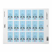 Elf naar/van cadeauLabels Aangepaste kleur Etiket (Full Sheet)