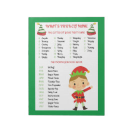 Elf Namen Notitieblok