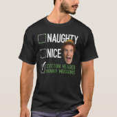 Elf Naughty Nice Cotton Headed Ninny Muggins T-shirt (Voorkant)