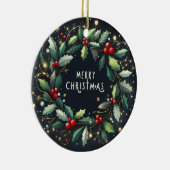 Elf omhoog en probeer opnieuw kerstversiering keramisch ornament (Rechts)