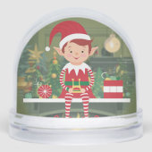 Elf on Shelf Christmas Snow Globe Sneeuwbol (Voorkant)