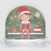 Elf on Shelf Christmas Snow Globe Sneeuwbol (Achterkant)