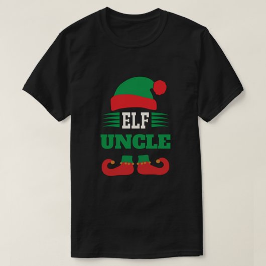 Elf oom Basic Dark T-Shirt (Design voorkant)