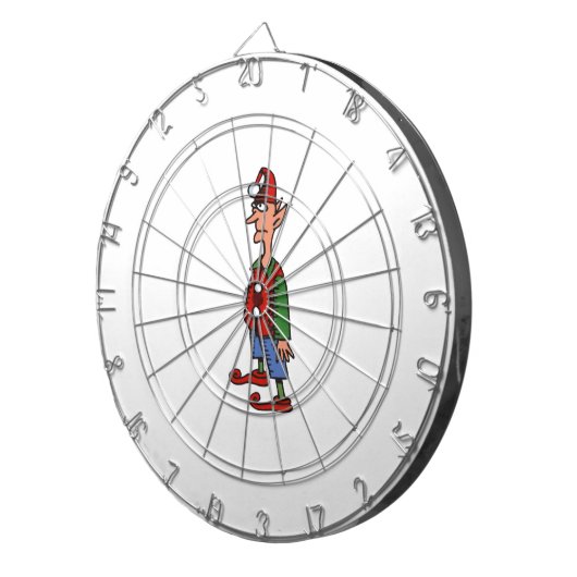 Elf op aandachtsdartbord dartbord (Voorkant Rechts)