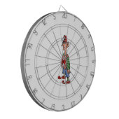 Elf op aandachtsdartbord dartbord (Voorkant Links)