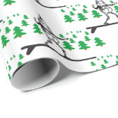 Elf op een Surfboard Thunder_Cove Cadeaupapier (Rol Hoek)