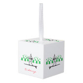 Elf op een Surfboard Thunder_Cove Decoratie (Achter hoekig)