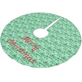 Elf op een Surfboard Thunder_Cove Kerstboom Rok (Gekanteld)