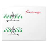 Elf op een Surfboard Thunder_Cove Notitieblok (Voorkant)