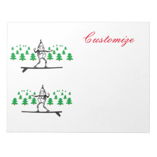 Elf op een Surfboard Thunder_Cove Notitieblok