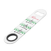 Elf op een Surfboard Thunder_Cove Speed Flessenopener (Voorkant Gekanteld)