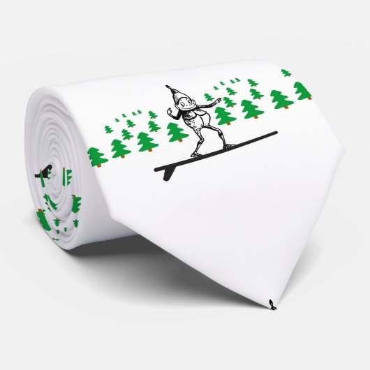 Elf op een Surfboard Thunder_Cove Stropdas (Opgerold)