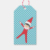 Elf op het Gift Label Cadeaulabel (Voorkant)