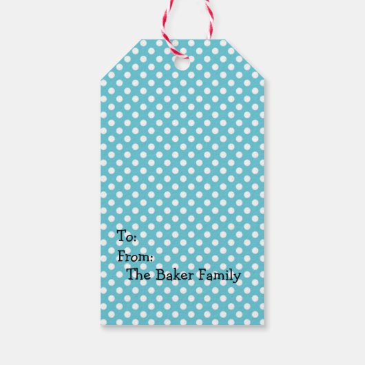 Elf op het Gift Label Cadeaulabel (Achterkant)