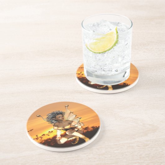 Elf op het Onderzetter Dusk (Zijkant)