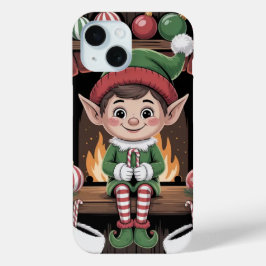 Elf op plank Kerst Schattigee iPhone / iPad case