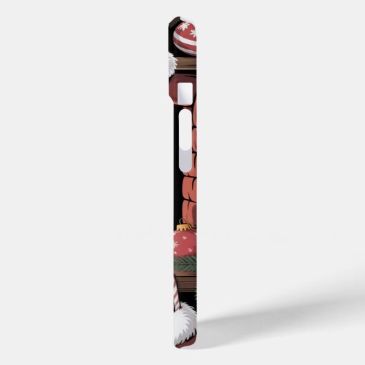 Elf op plank Kerst Schattigee iPhone / iPad case (Achterkant / Links)