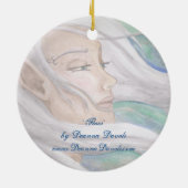 Elf Ornament Fairy Ornament Fantasy Art Ornament (Achterkant)
