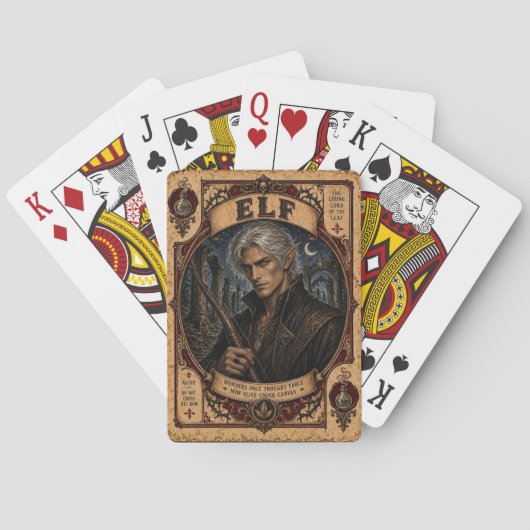 Elf, Oude Circusmonsters Pokerkaarten (Achterkant)