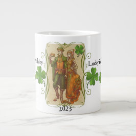 Elf paar St. Patrick dag Mok cadeau voor haar