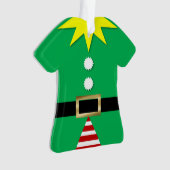 Elf pak gepersonaliseerd Ornament (voorkant)