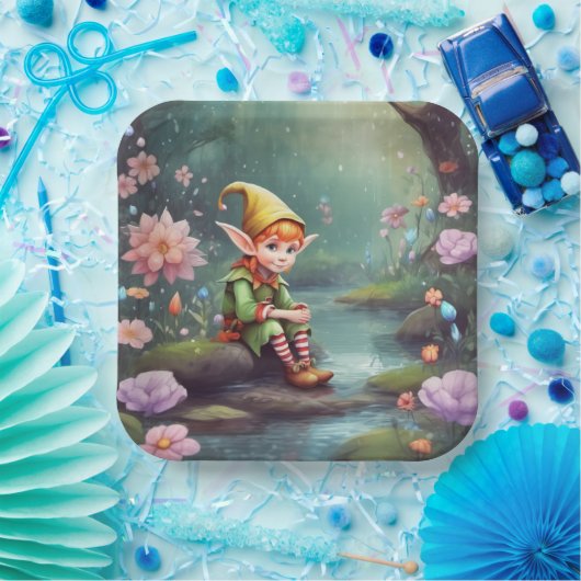 Elf Papieren Bordje (Feest)