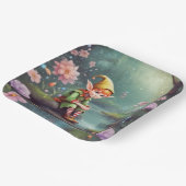 Elf Papieren Bordje (Gebogen)