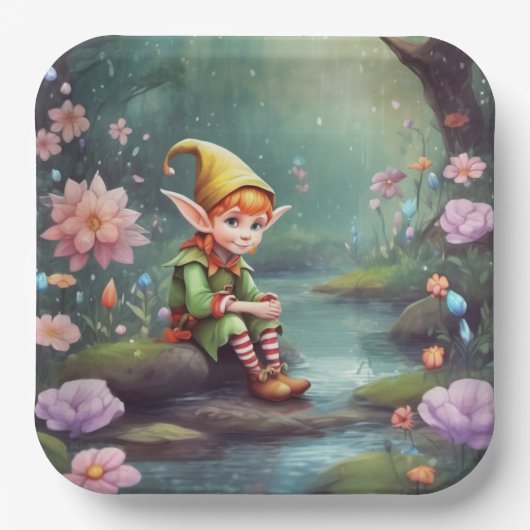 Elf Papieren Bordje (Voorkant)