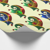 ELF PETTEN, SHAMROCK, DIAMOND FEATHERS, GOLD JEWEL CADEAUPAPIER (Hoek)