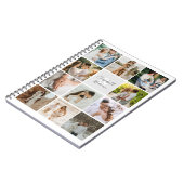 Elf Photo Collage Simple Newly Weds Family Notitieboek (Linkerzijde)