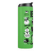 Elf-pictogrammen en filmoffertes thermosbeker (Gedraaid links)